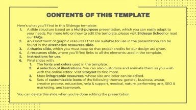 Project Status Report presentation template 