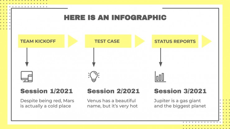 Project Status Report presentation template 