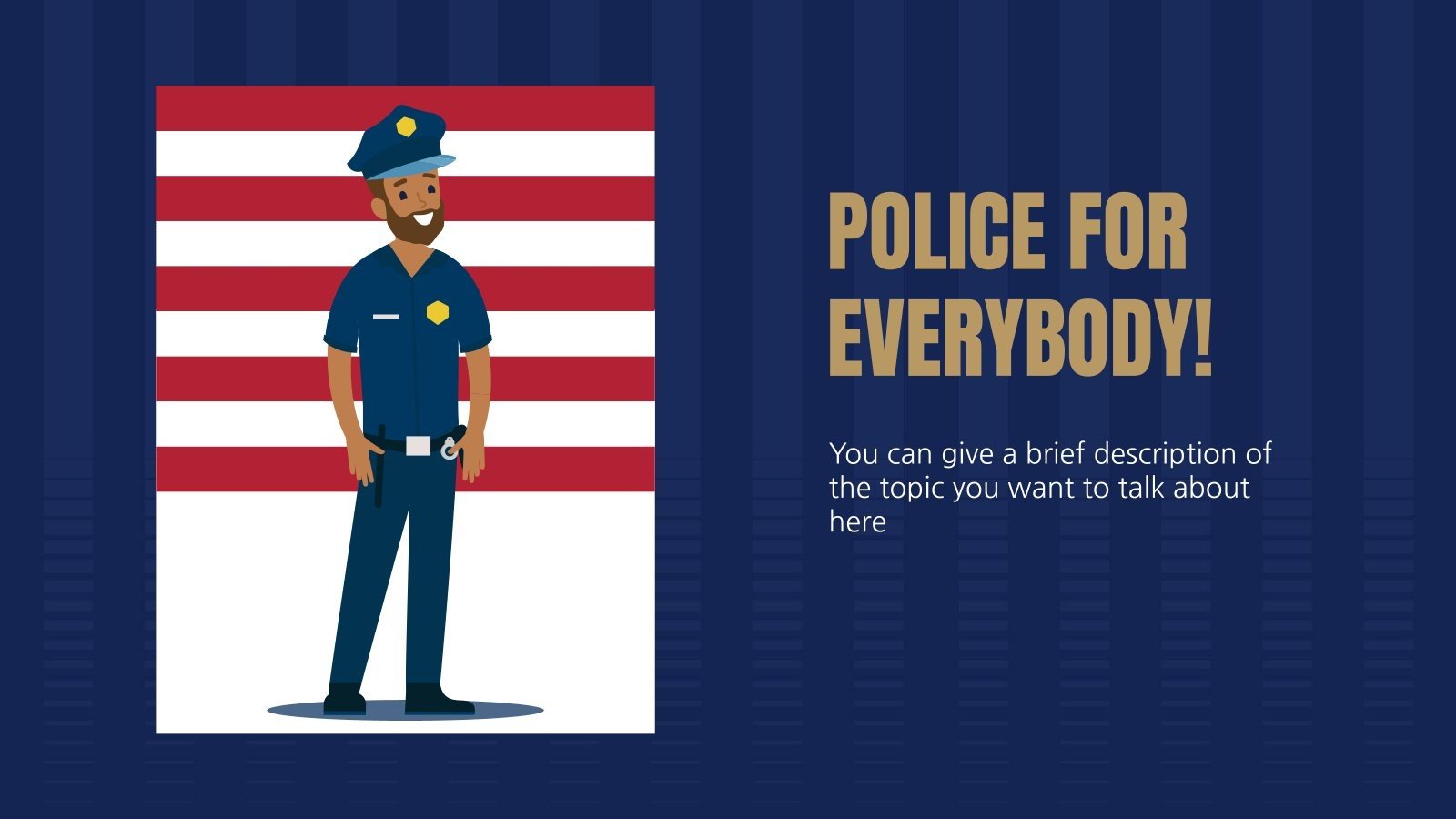 US National Police Week | Google Slides & PPT template