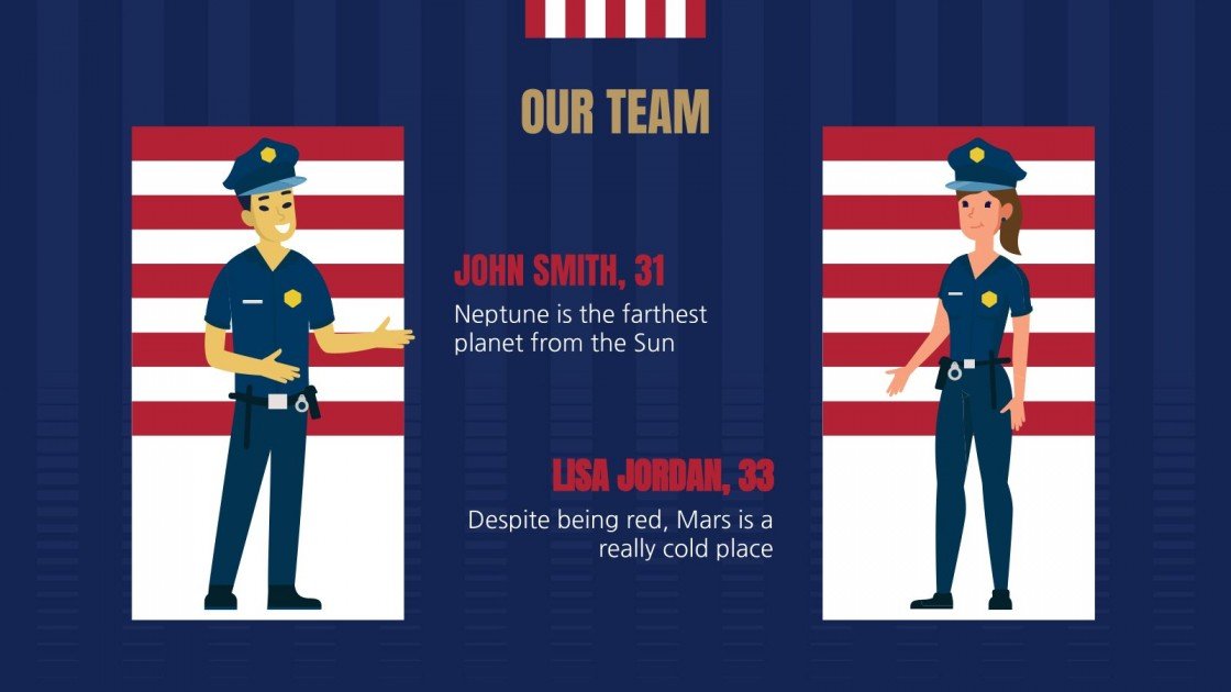 US National Police Week | Google Slides & PPT template