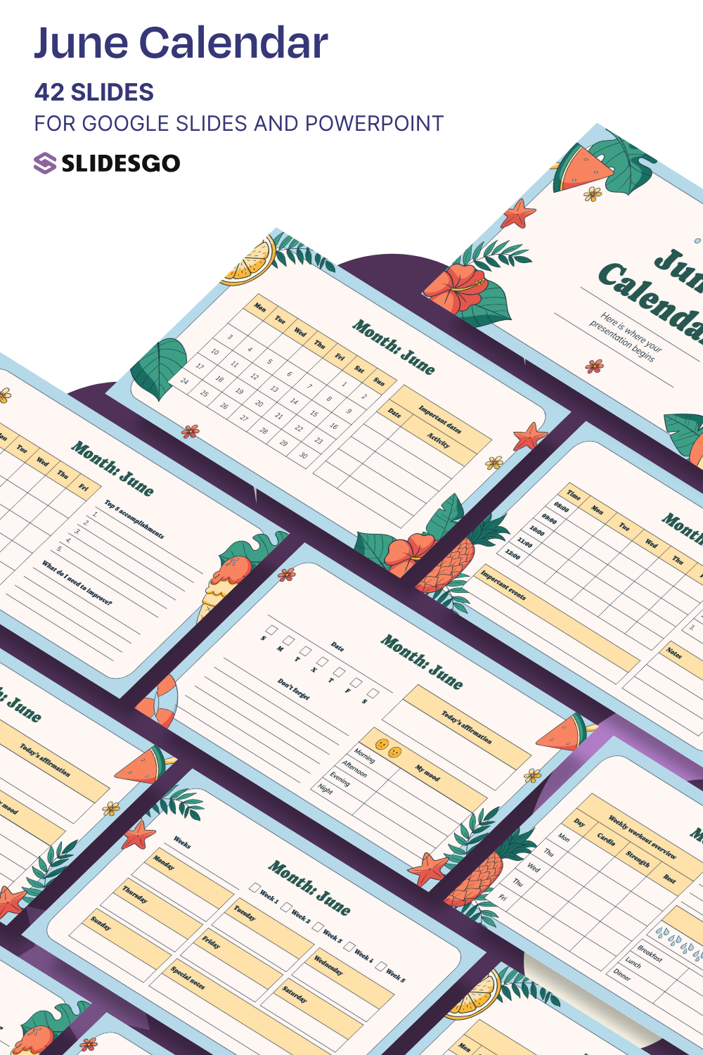 June Calendar Presentation