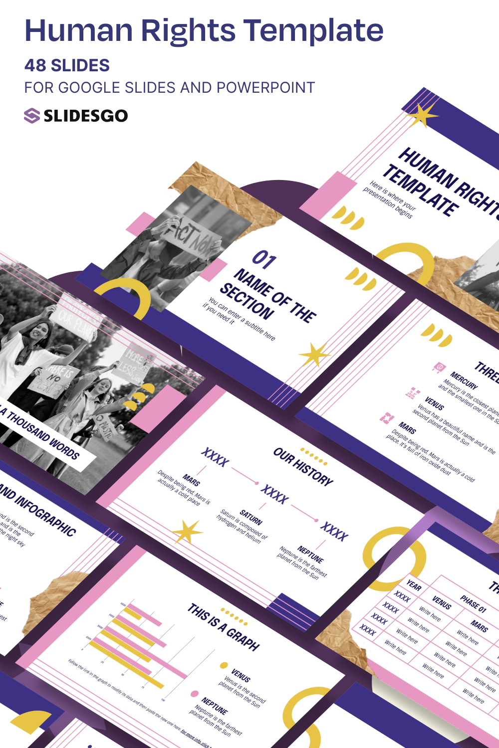 Your Rights Template Human Rights Template Presentation