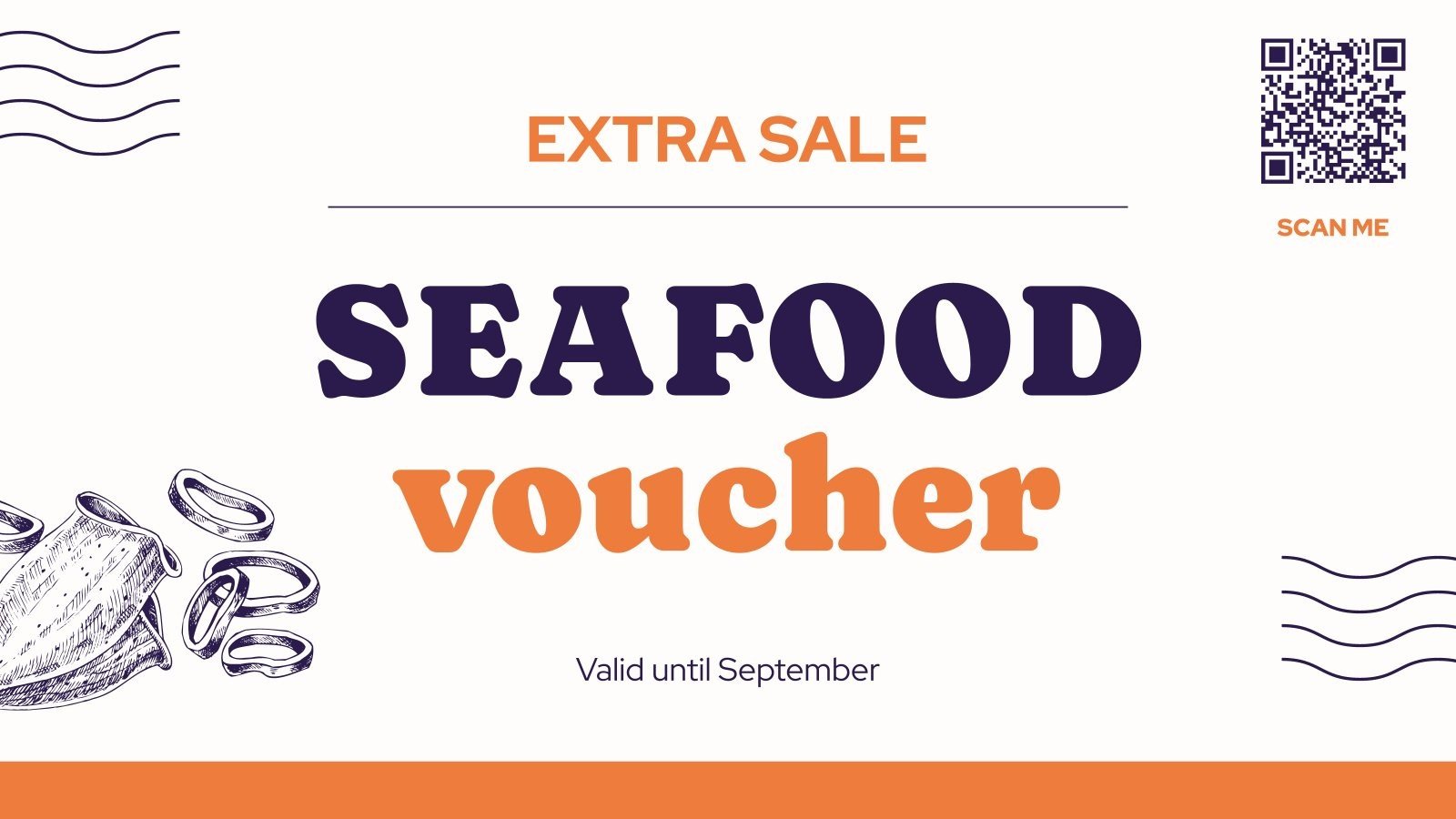 Digital Seafood Discount Voucher Presentation