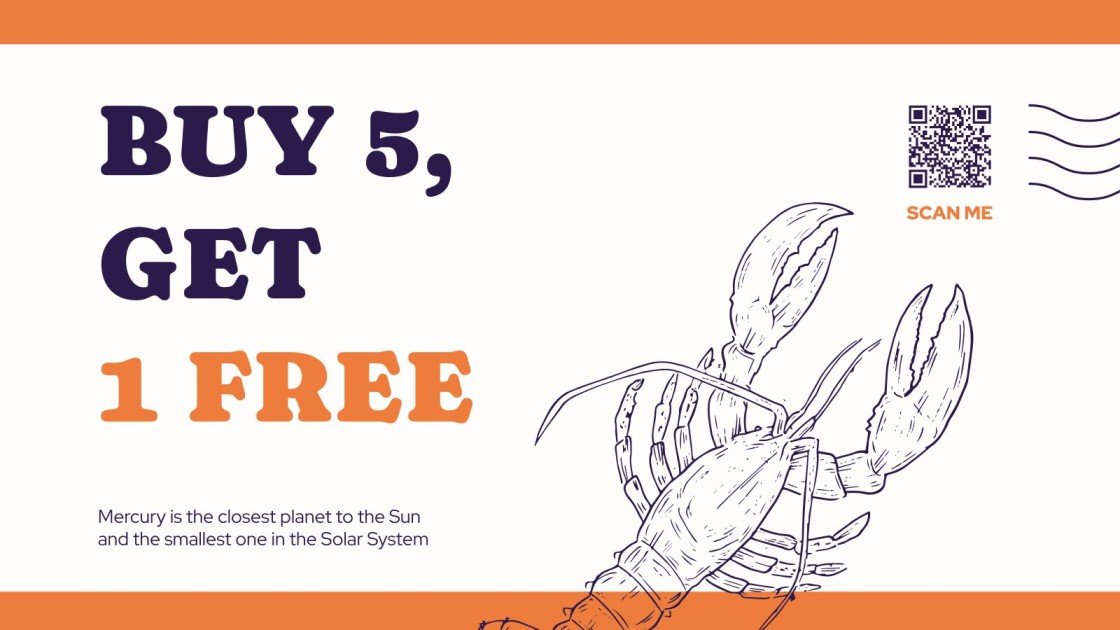 Digital Seafood Discount Voucher Presentation