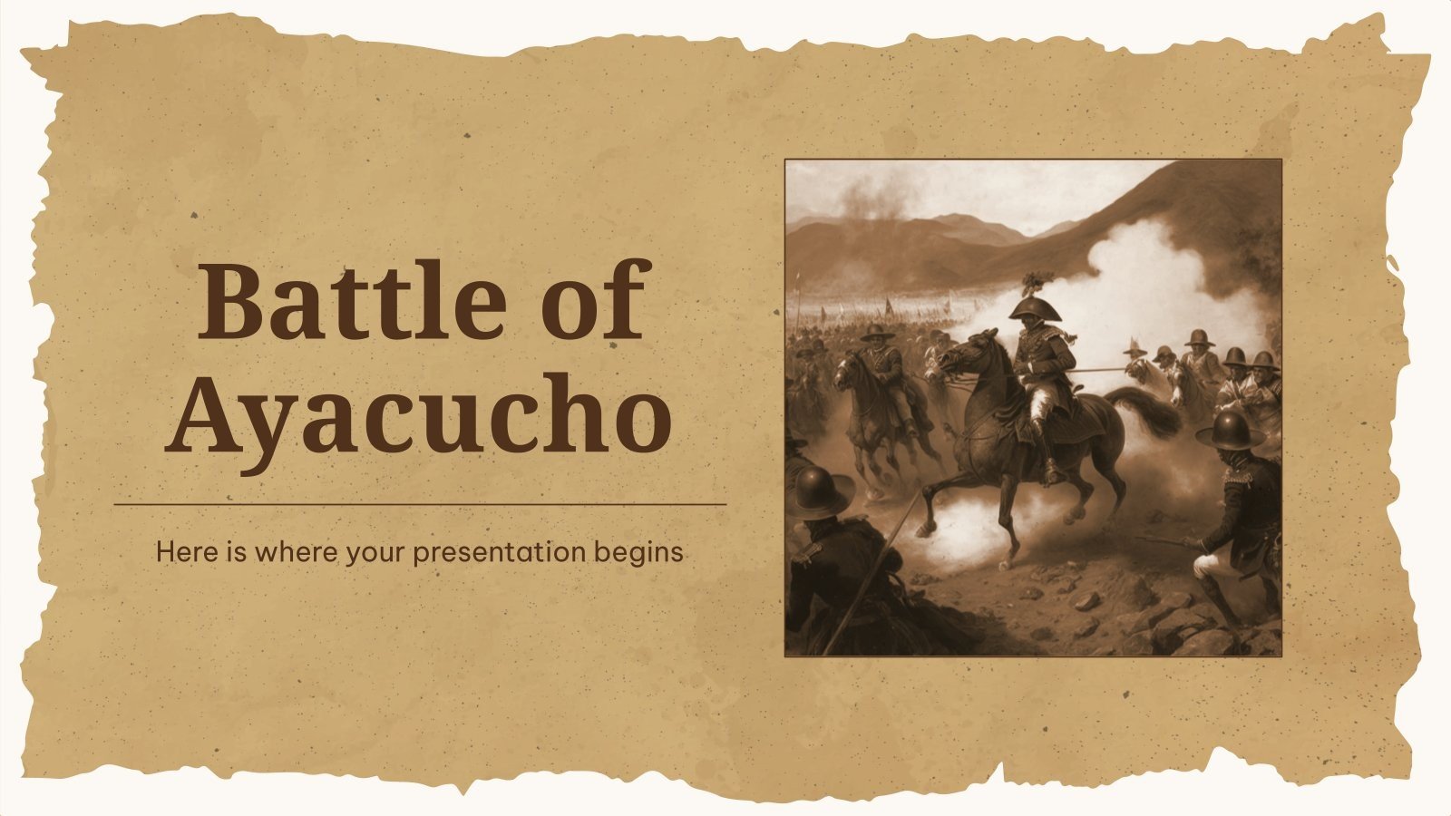 Bataille d'Ayacucho Modèles de présentation