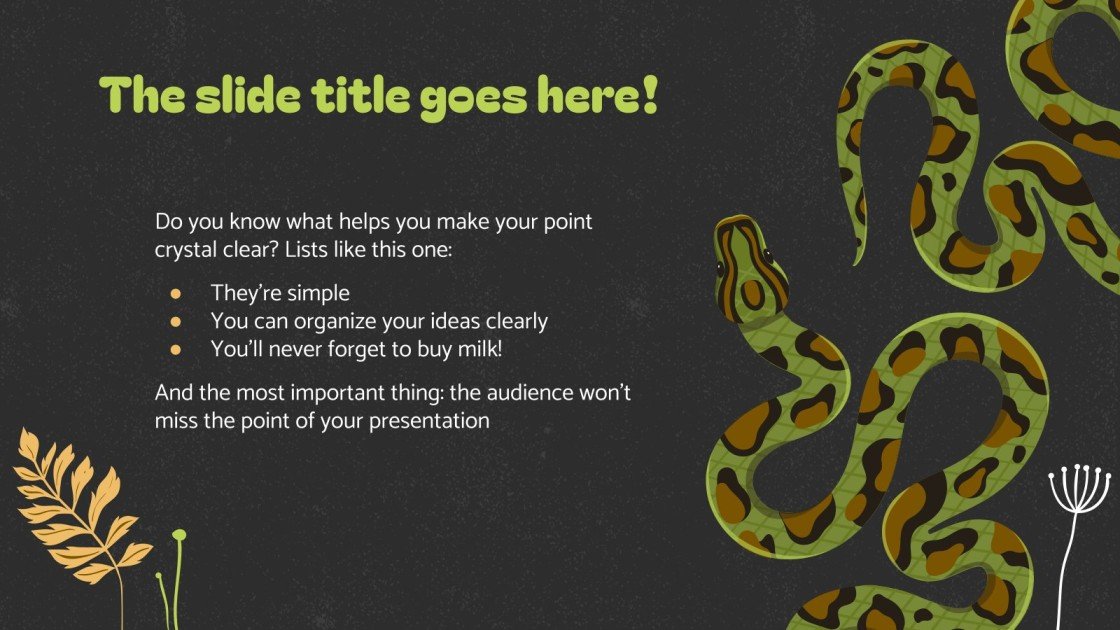 Dangerous Snakes: Python Presentation