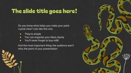 Dangerous Snakes: Python Presentation