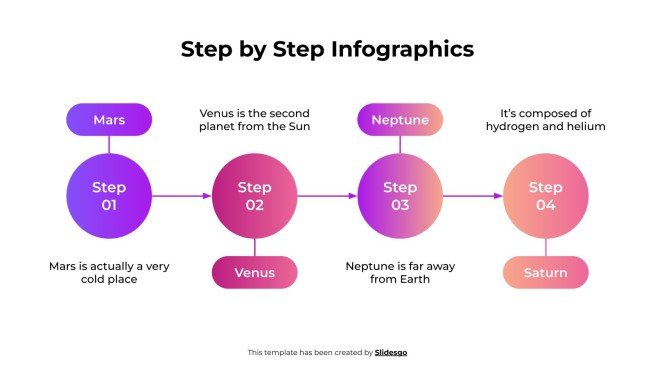 Step By Step Infographics Template Step By Step Infographics Template