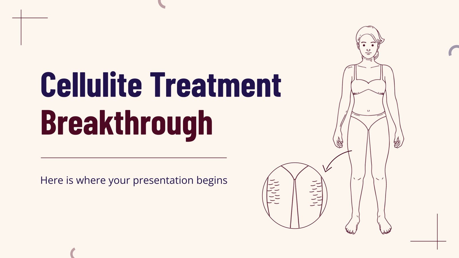 Cellulite Treatment Breakthrough presentation template 