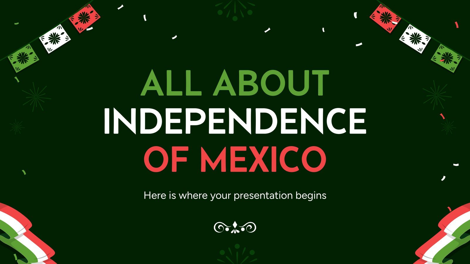 All About Independence of Mexico presentation template 