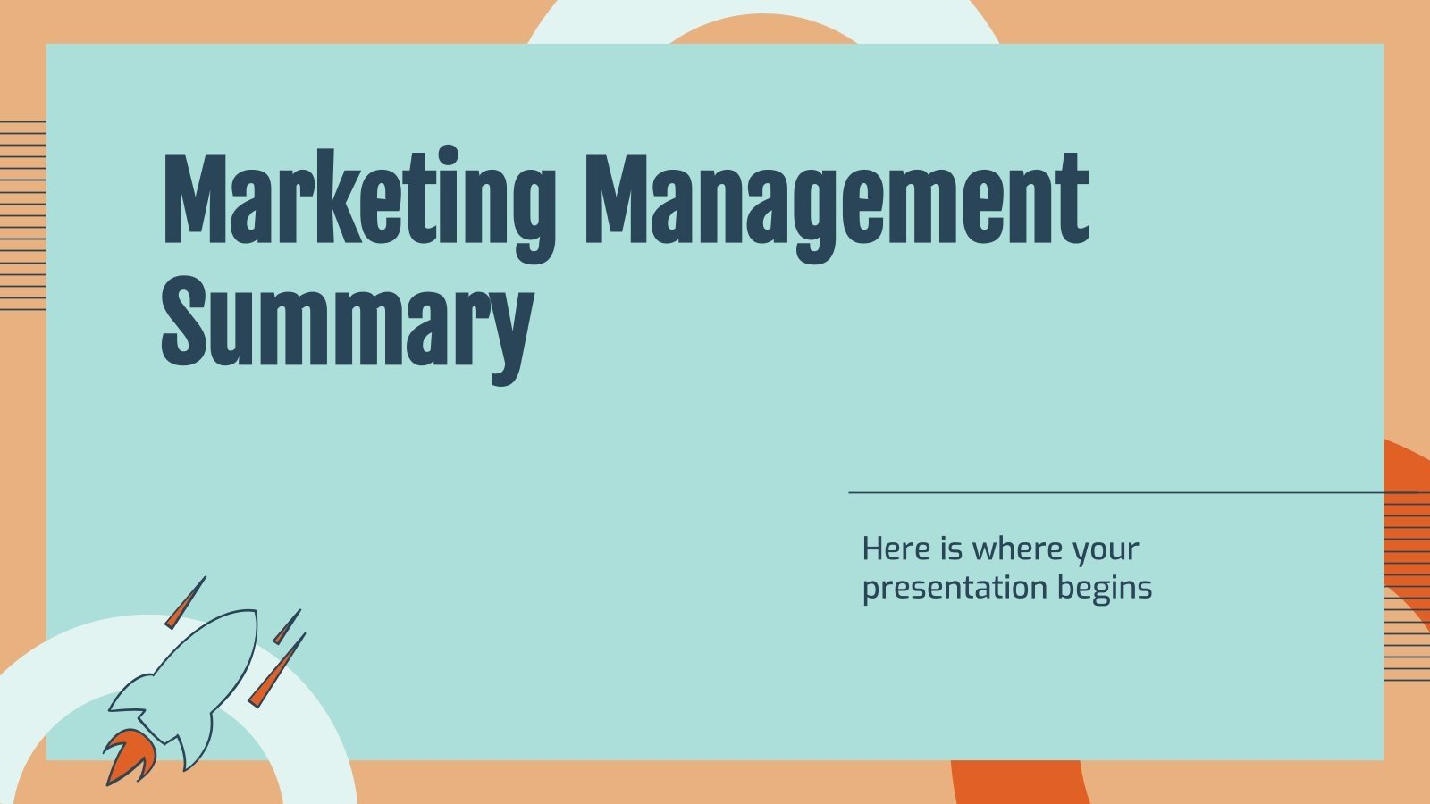 Marketing Management Summary Presentation