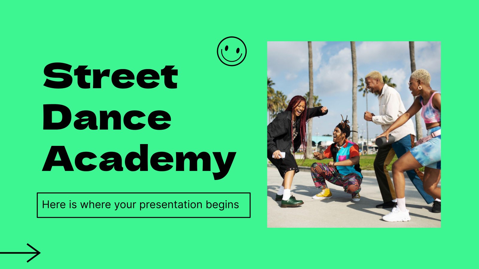 Street Dance Academy presentation template 