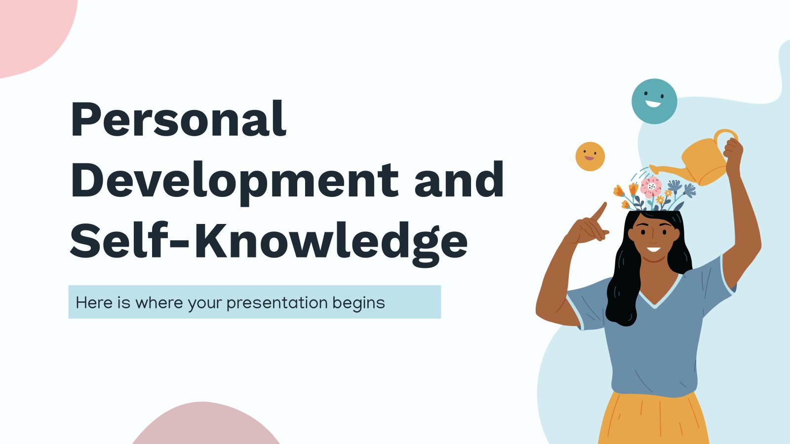 Personal Development and Self-Knowledge presentation template 