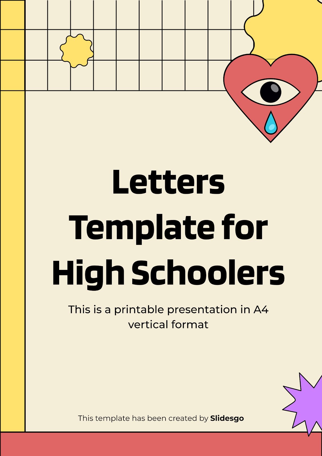 Letters Template for High Schoolers presentation template 