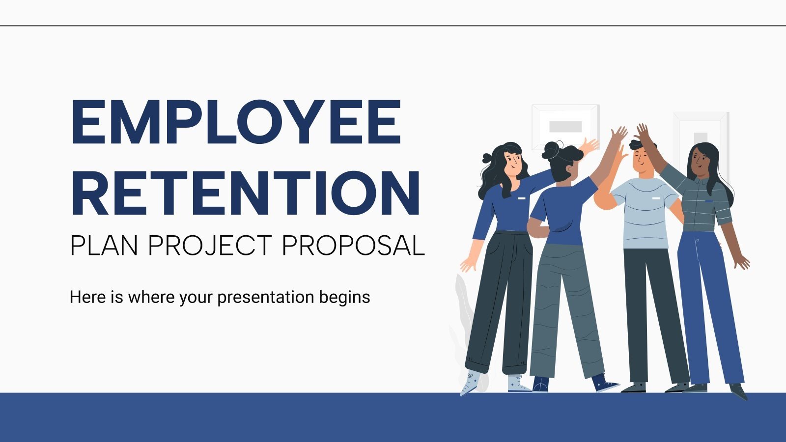Proposition de projet de plan de rétention des employés Modèles de présentation