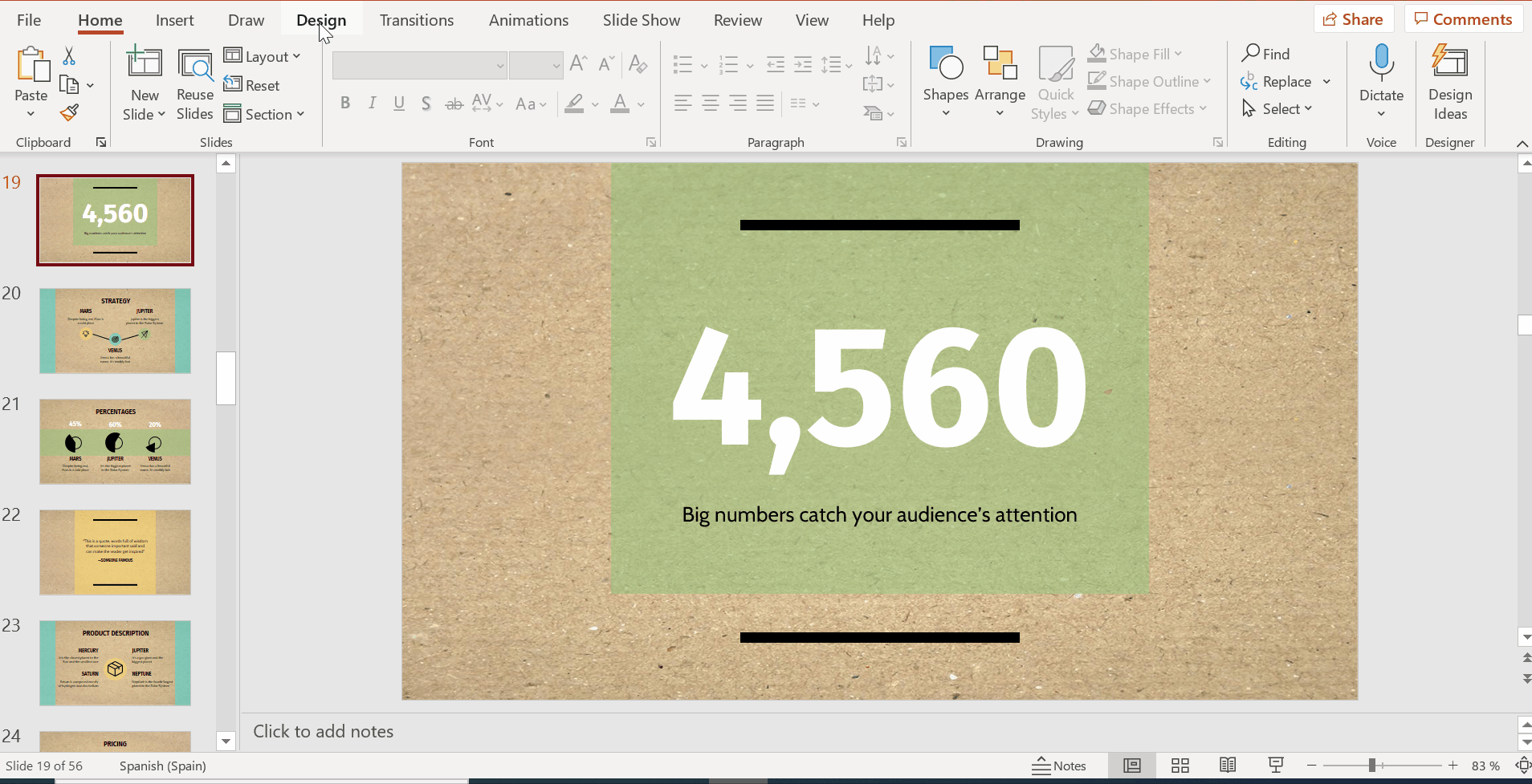 Insert or change a background image in PowerPoint.