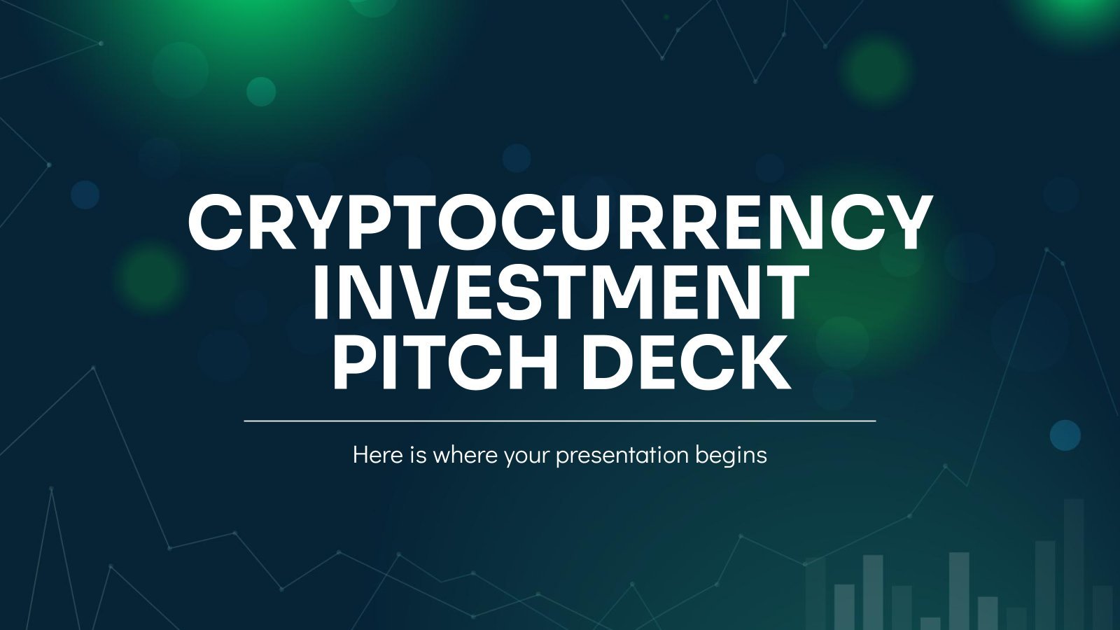 Cryptocurrency Investment Pitch Deck presentation template 