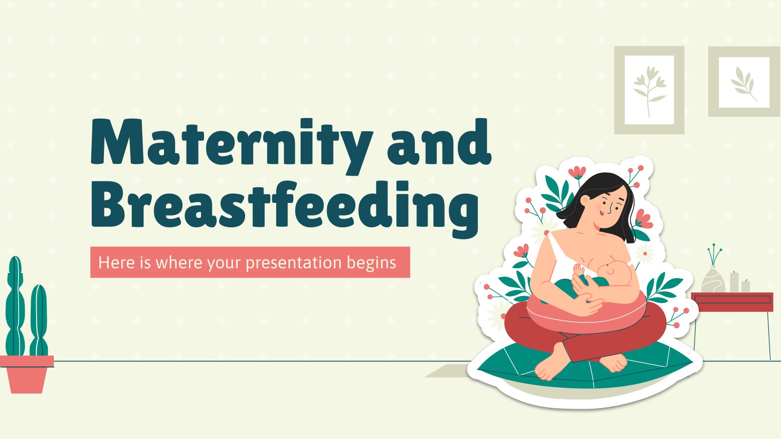 Maternity and Breastfeeding presentation template 