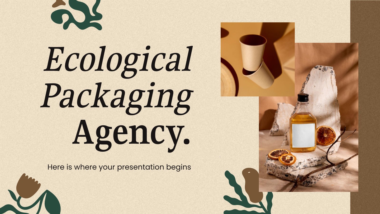 Ecological Packaging Agency presentation template 