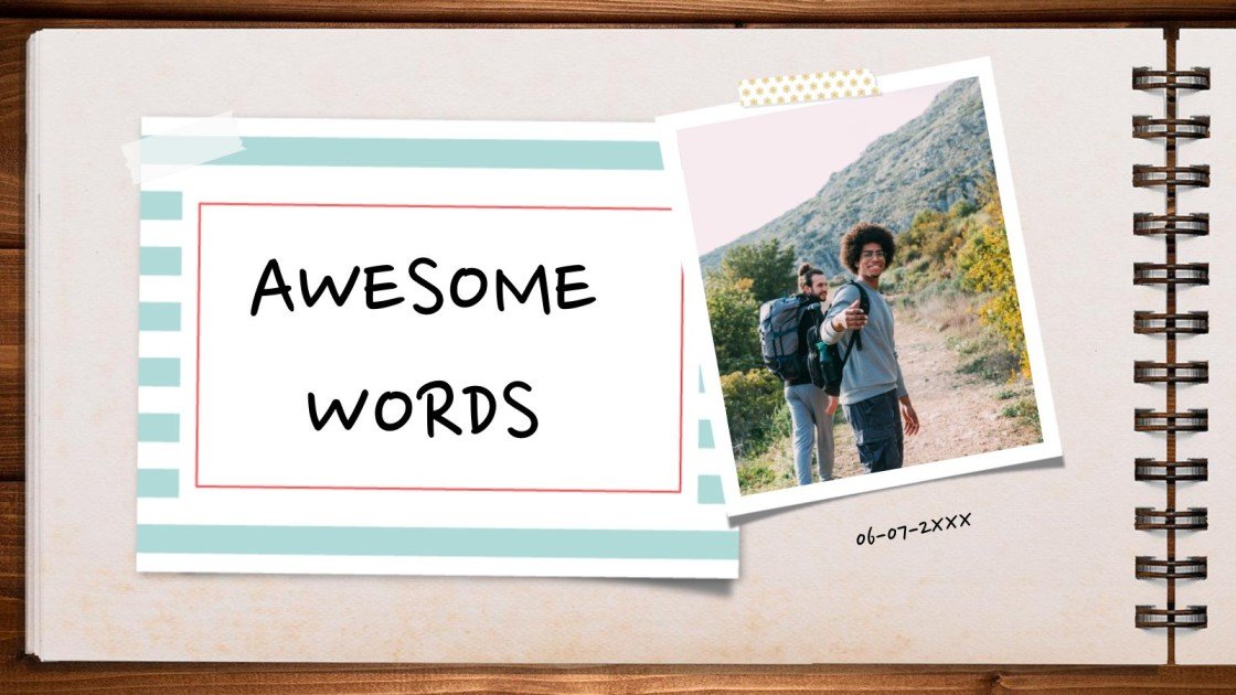 Memories Photo Album Google Slides Theme and PPT Template