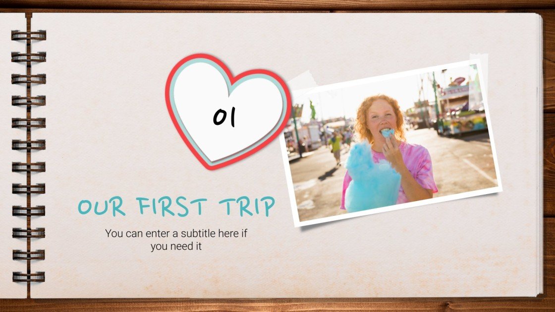 Memories Photo Album Google Slides Theme and PPT Template