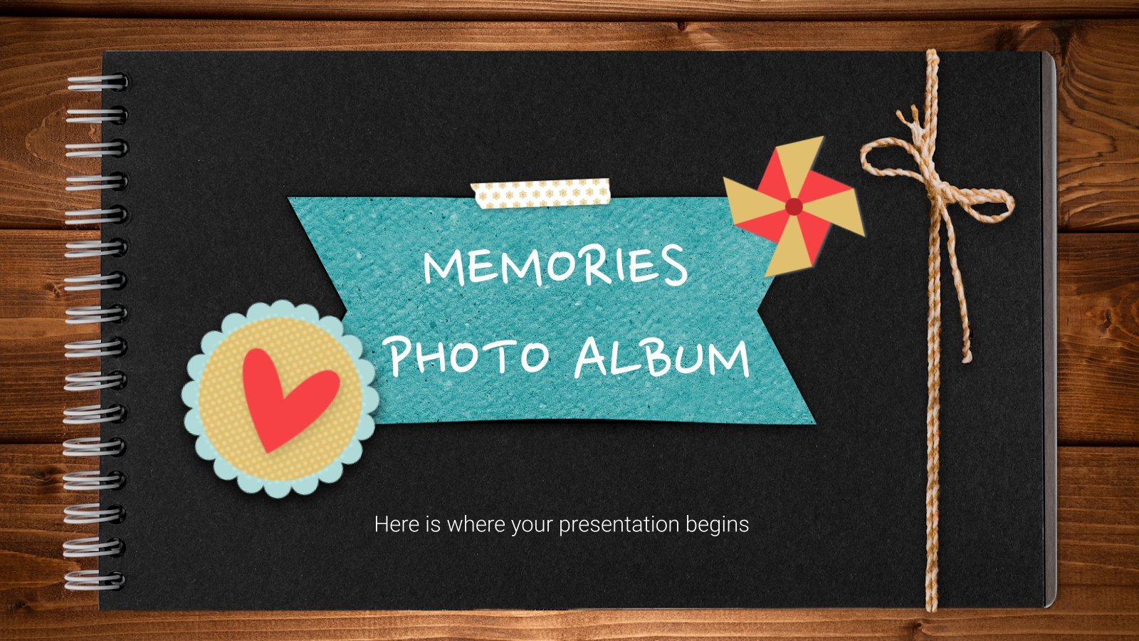 Memories Photo Album presentation template 