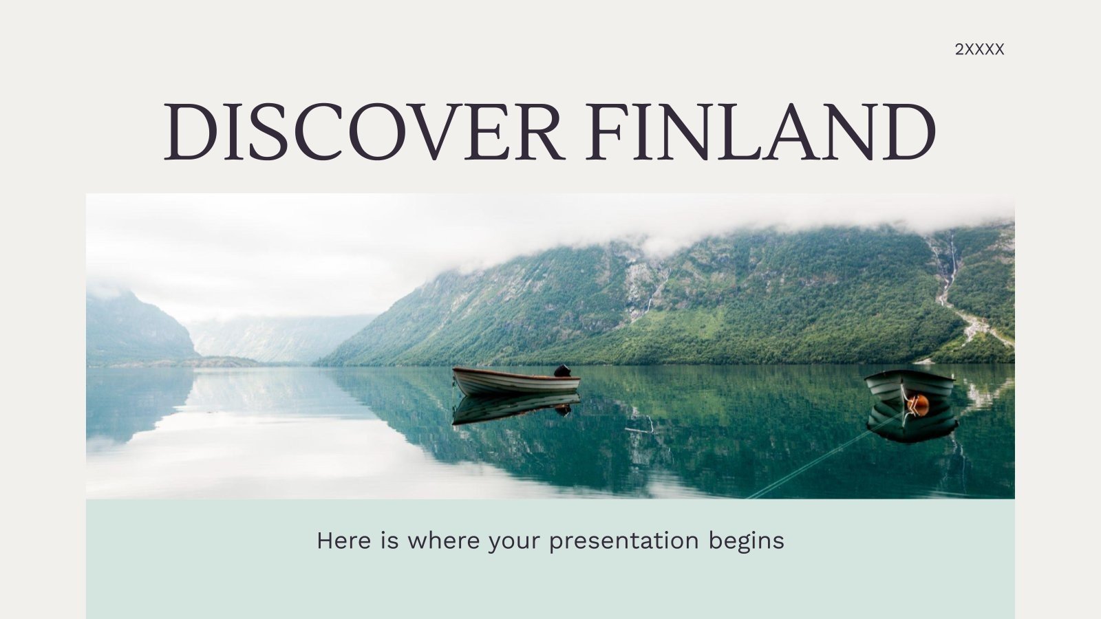 Découvrez la Finlande Modèles de présentation