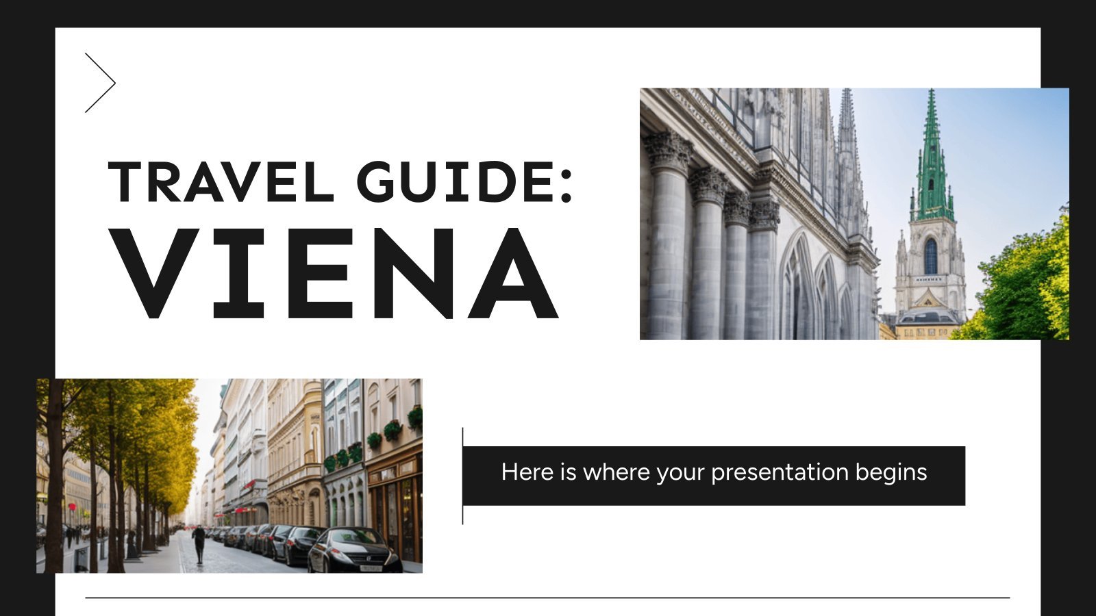 Travel Guide: Viena presentation template 