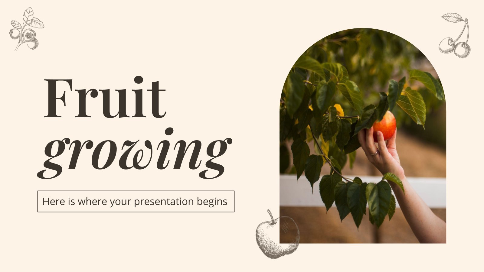 Fruit Growing presentation template 