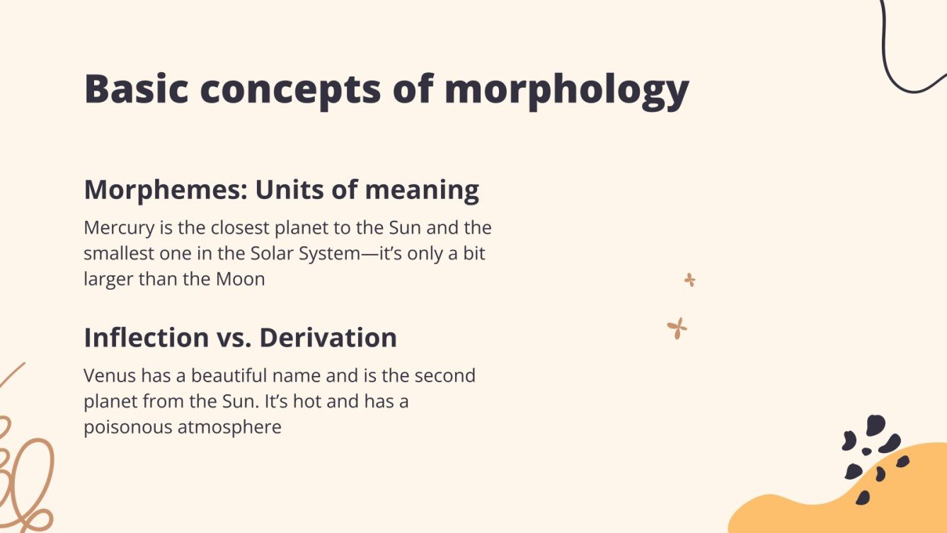 Morphological Analysis Techniques Workshop Presentation