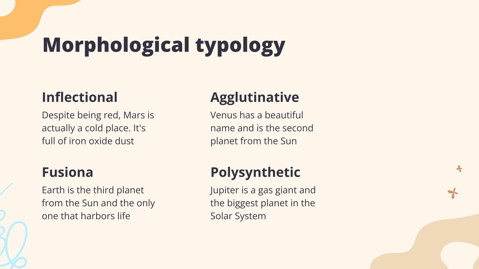 Morphological Analysis Techniques Workshop Presentation