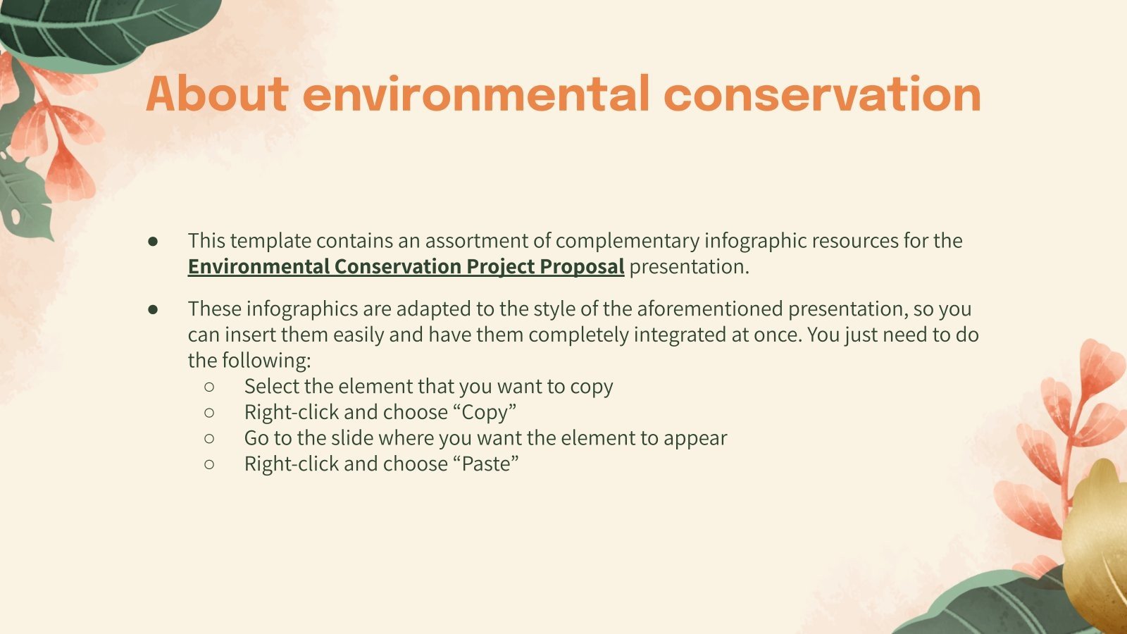 Infografía Propuesta De Proyecto De Conservación Ambiental Photo Inspiration