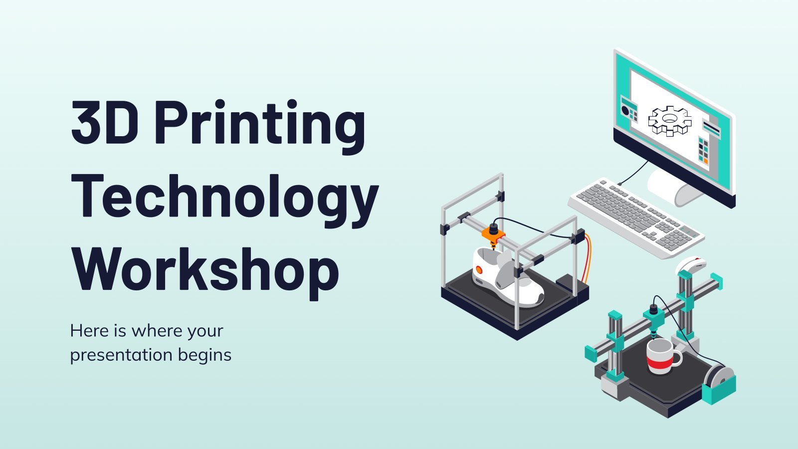 3D Printing Technology Workshop presentation template 