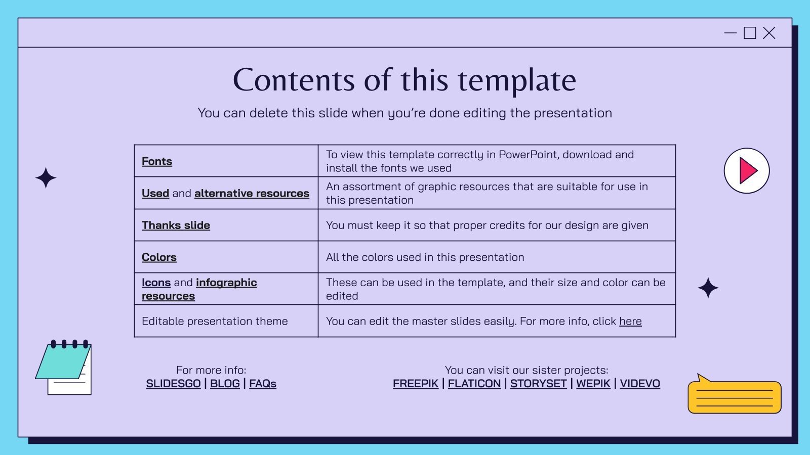 Cute Interface Portfolio Presentation
