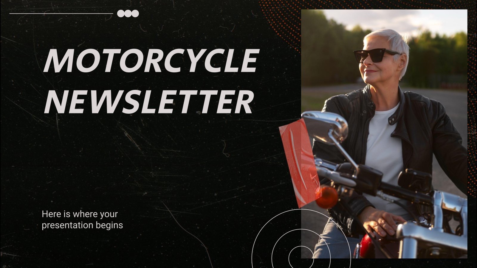 Motorcycle Newsletter Presentation