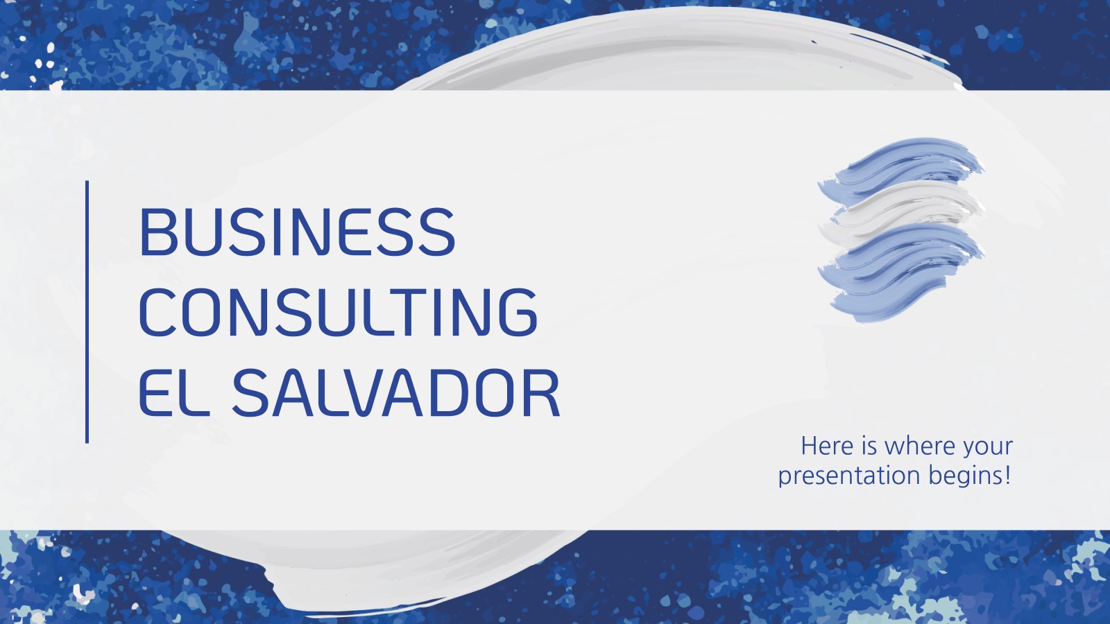 Business Consulting in El Salvador presentation template 