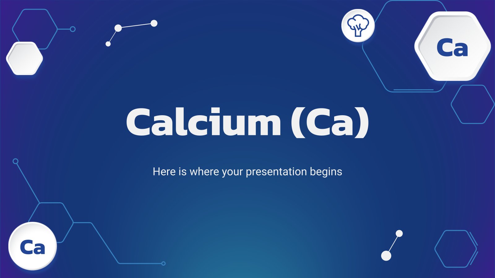 Kalzium (Ca) Präsentationsvorlage