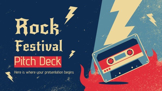 Free templates for Google Slides and PPT about rocks