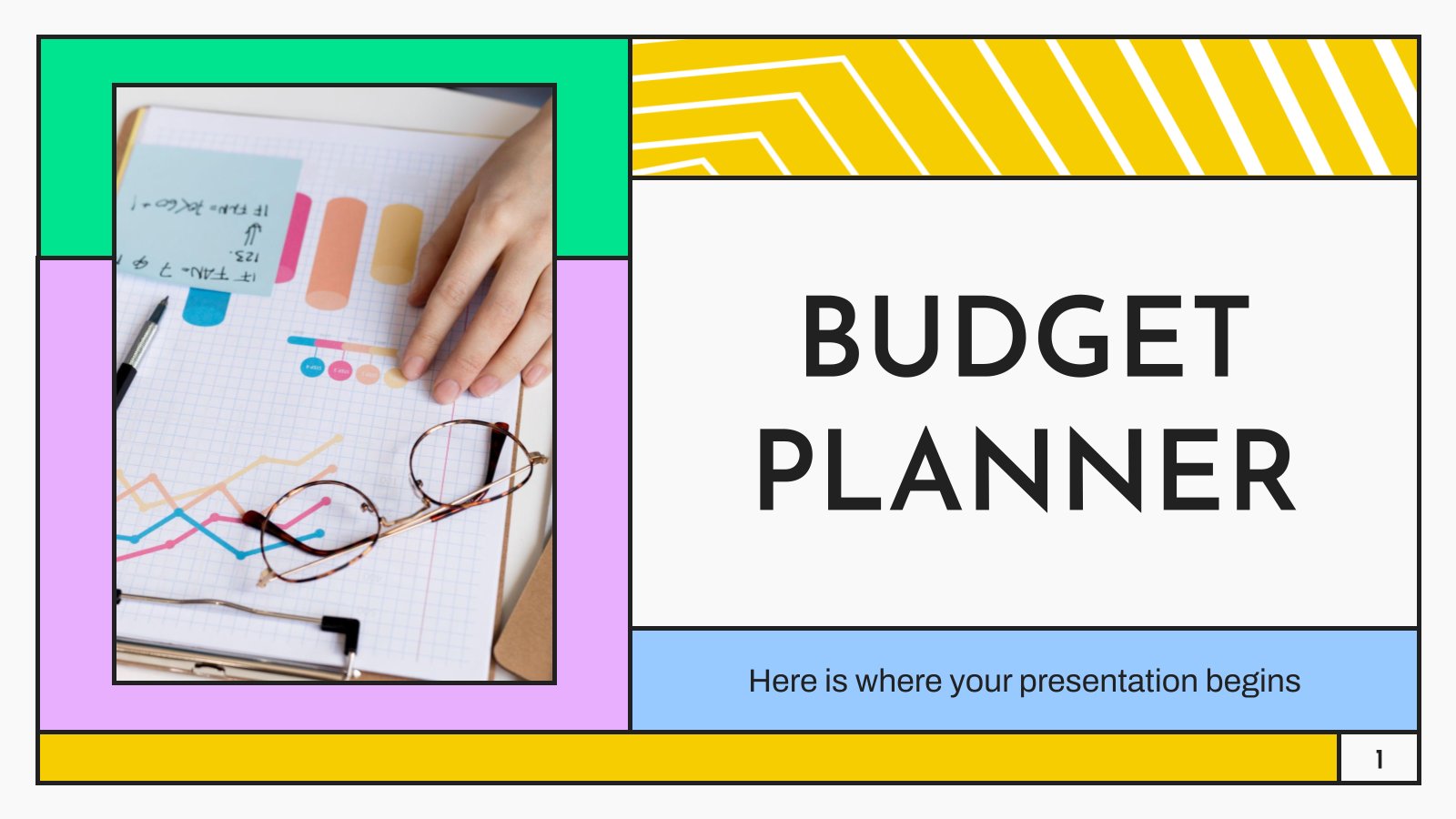 Budget Planner presentation template 