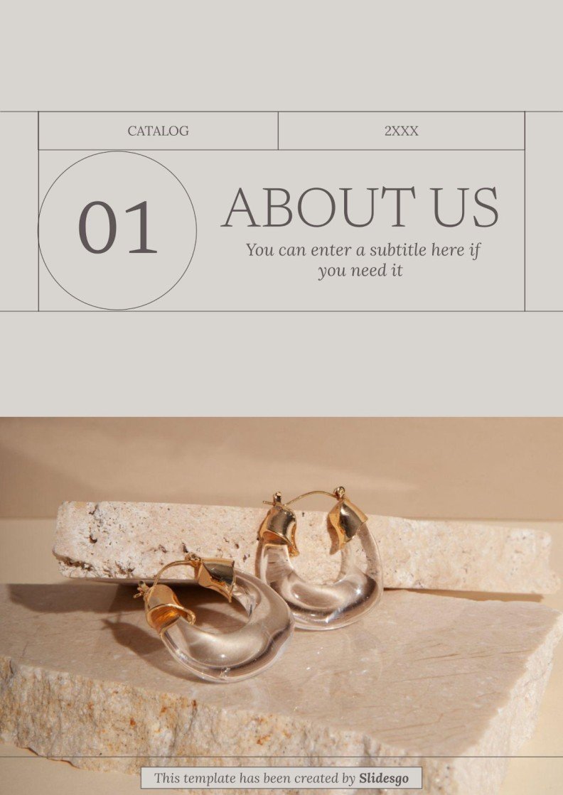 Earrings Catalog Presentation