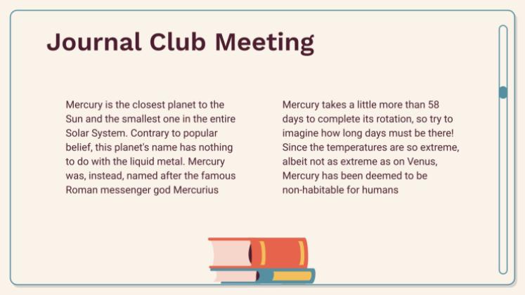 Journal Club For Students Presentation