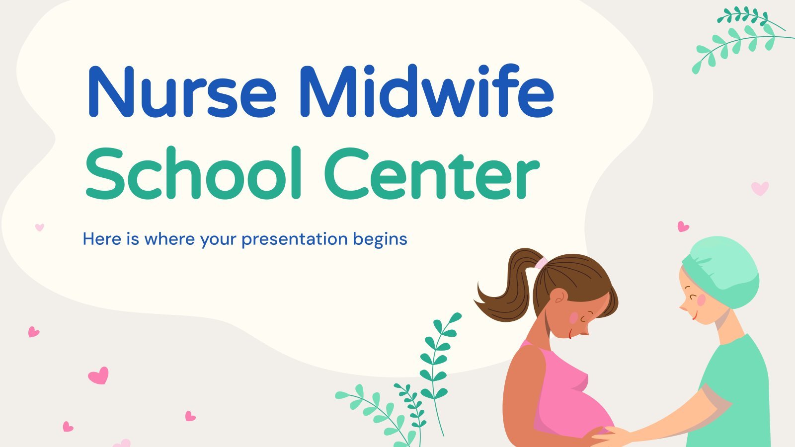 Nurse Midwife School Center presentation template 