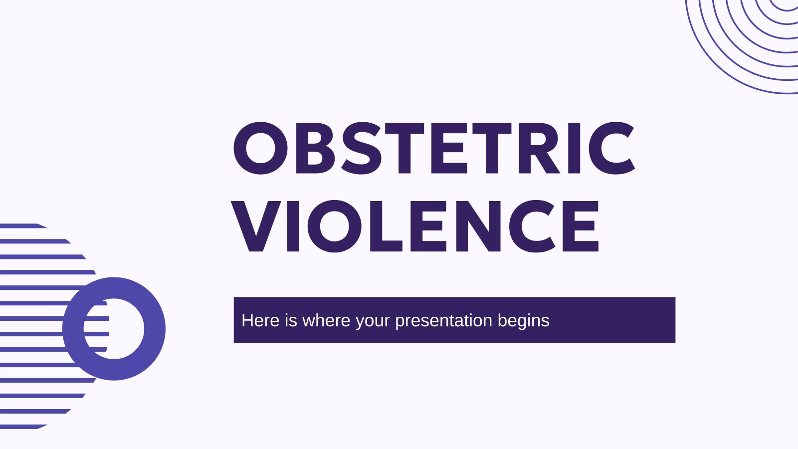 Modelo de apresentação Violência Obstétrica