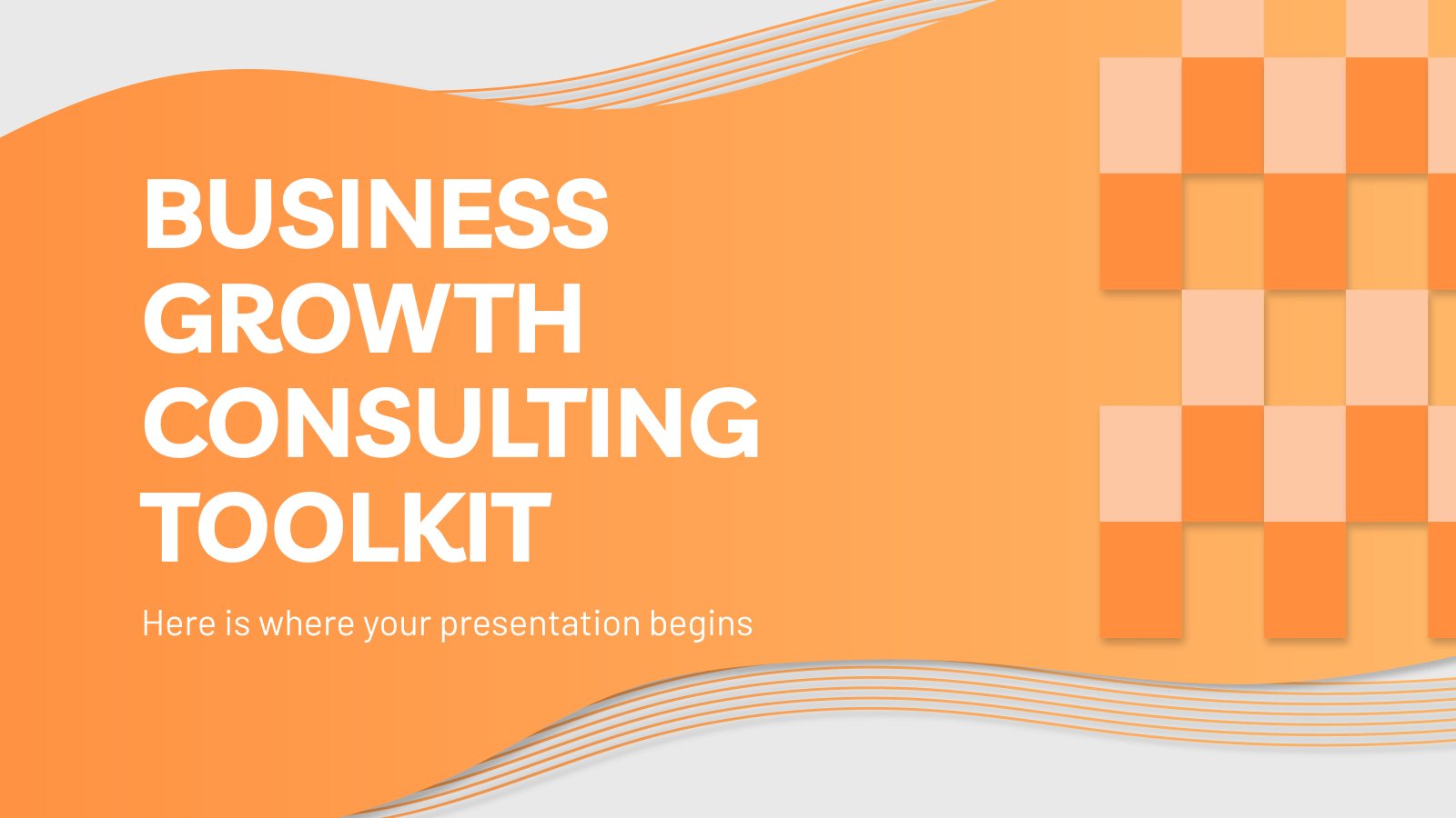 Business Growth Consulting Toolkit presentation template 