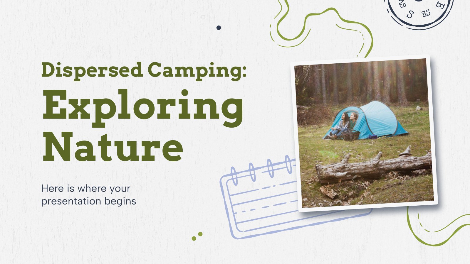 Dispersed Camping: Exploring Nature presentation template 