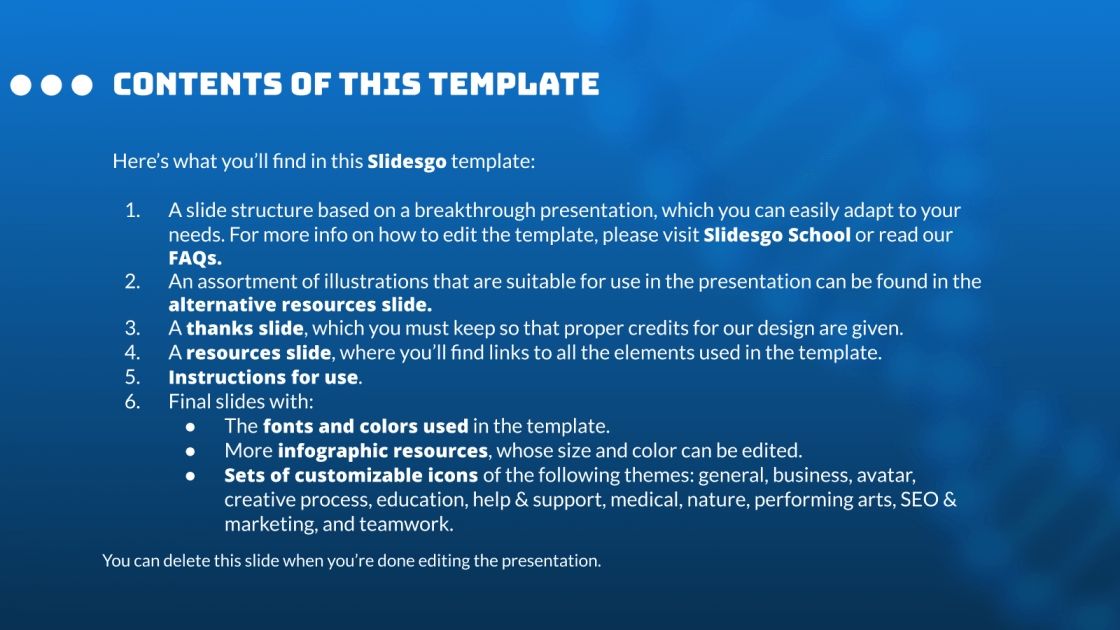 DNA Breakthrough Google Slides Theme & PowerPoint Template