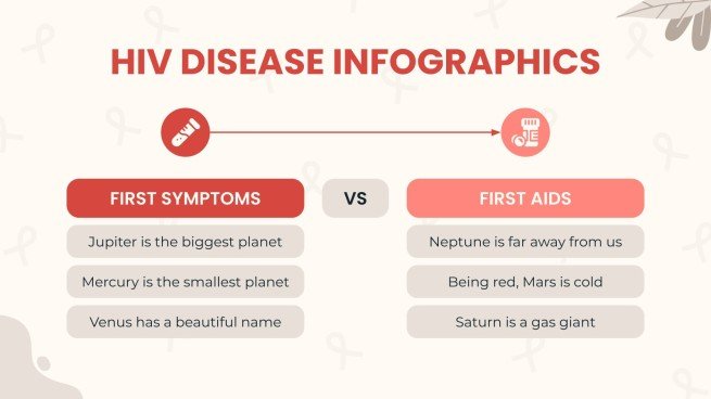 HIV Disease Infographics template