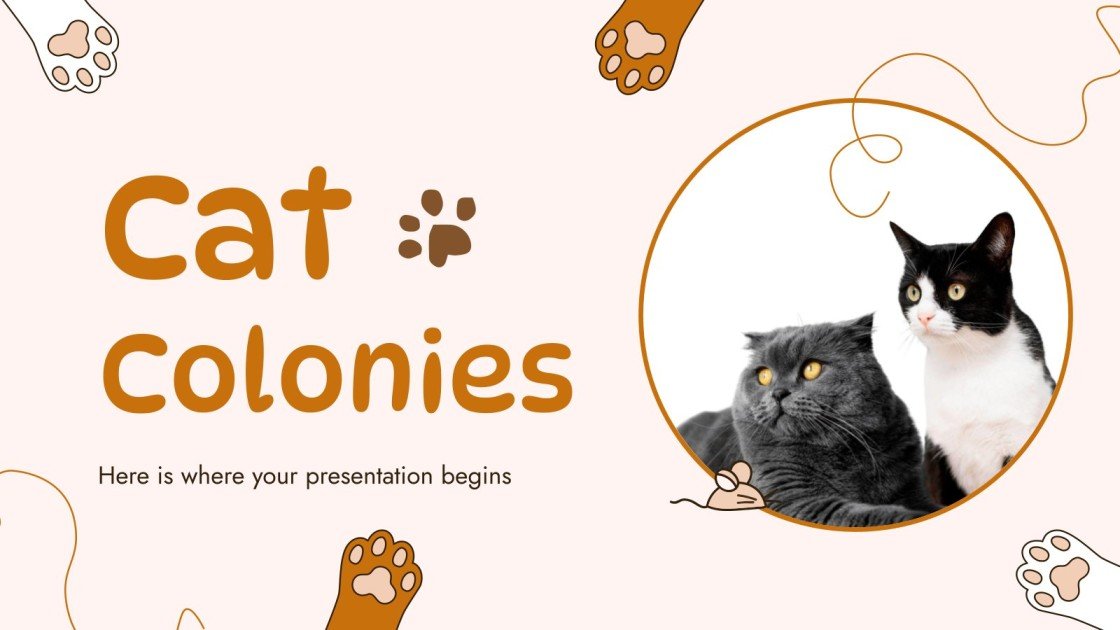 Free Cat-related Google Slides themes & PowerPoint templates