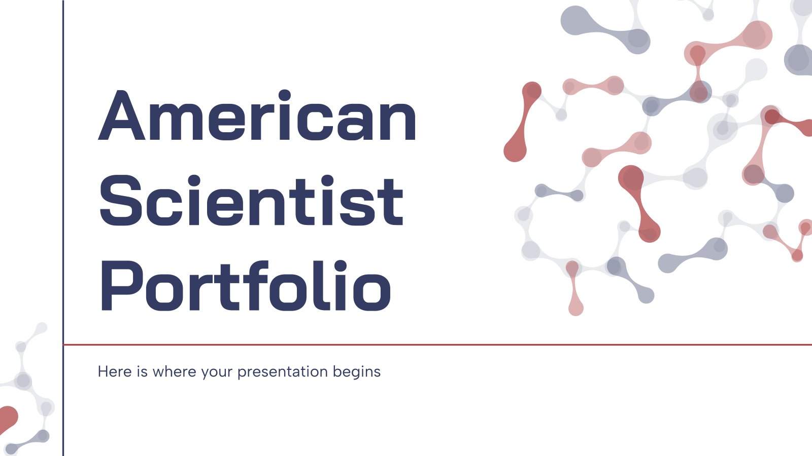 American Scientist Portfolio presentation template 