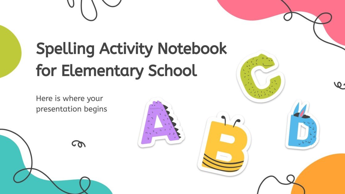 Spelling Activity Notebook for Elementary School